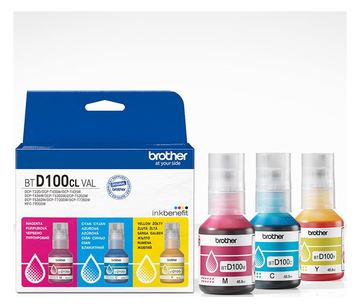 Brother BTD100CL Value Pack - 3er-Pack - mit hoher Kapazität von LumaTech