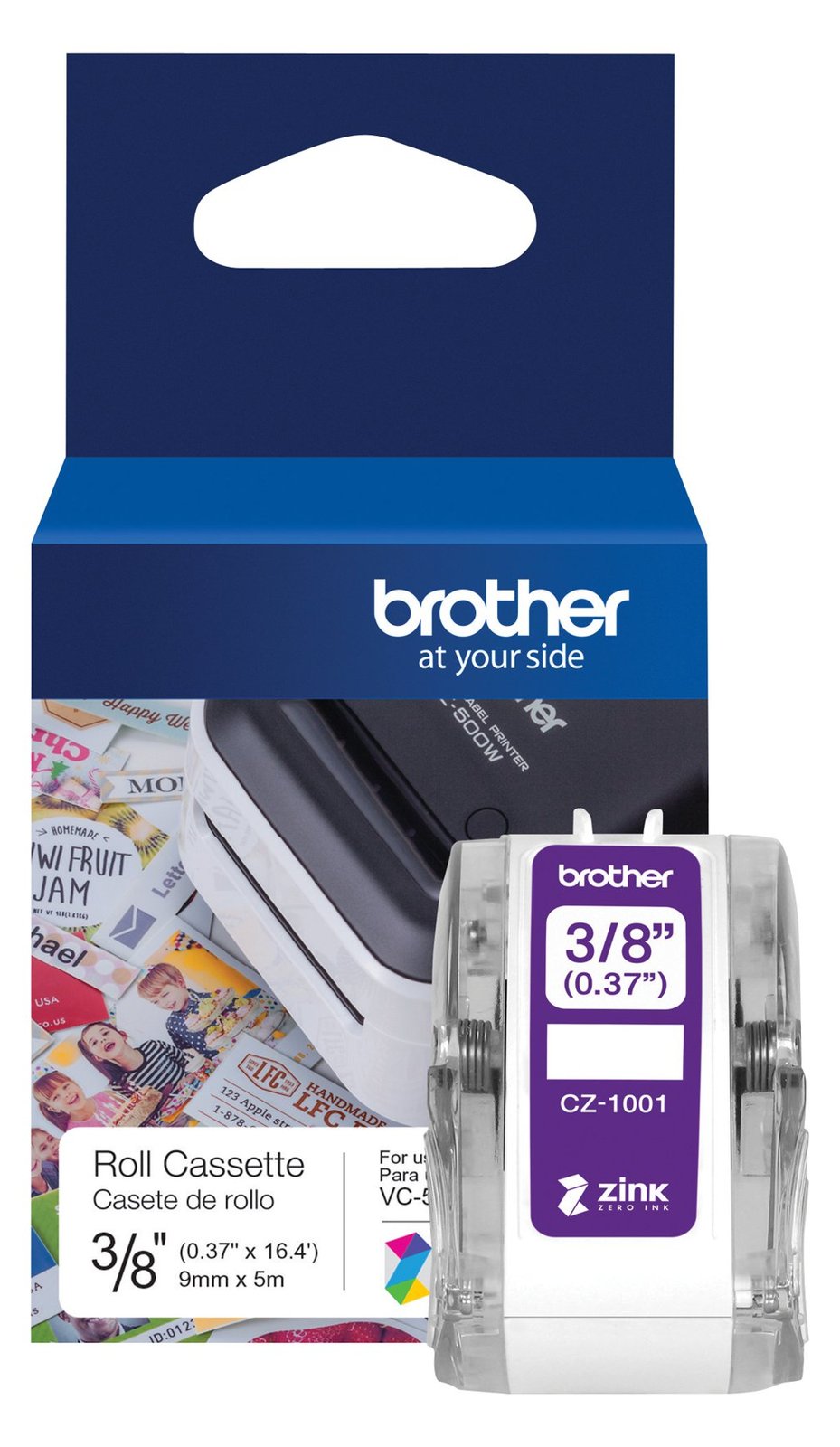 Brother CZ-1001 - Rolle (0,94 cm x 5 m) 1 Rolle(n) Endlosetiketten
