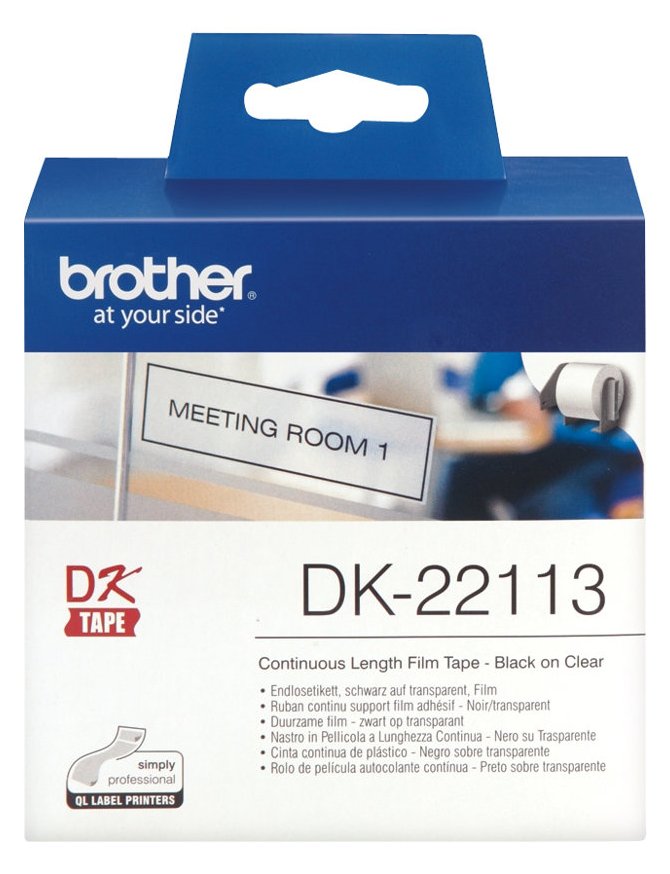 Brother DK-22113 - Klar - Rolle (6,2 cm x 15,2 m) Folie / Film
