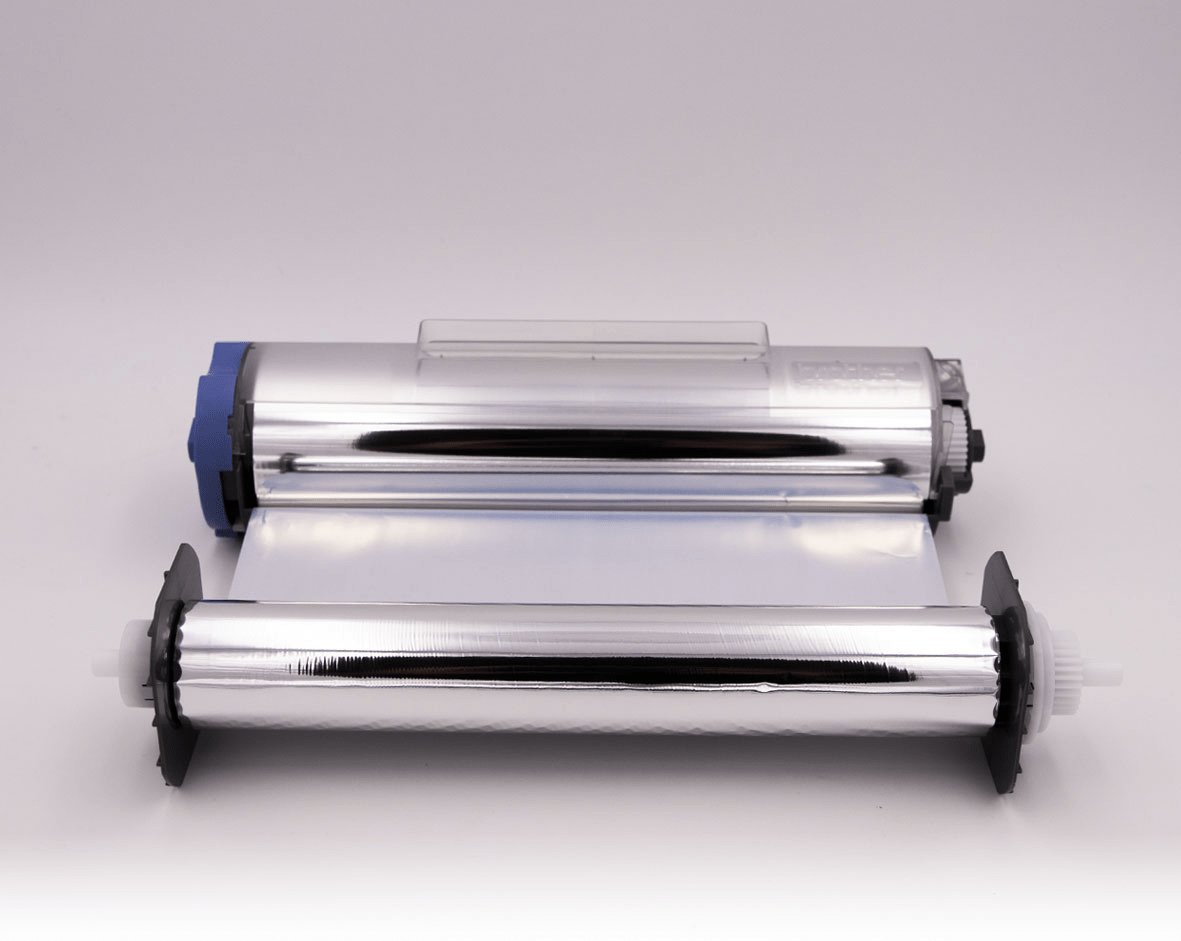 Brother Folie - glänzend - Silber - Rolle (22,3 cm x 120 m)
