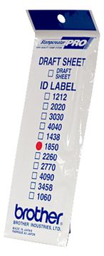 Brother ID1850 - 18 x 50 mm 12 Etikett(en) Stempeletiketten von LumaTech