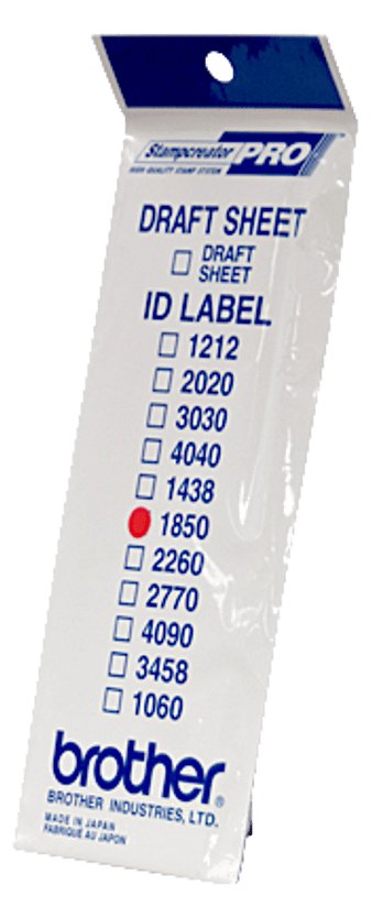 Brother ID1850 - 18 x 50 mm 12 Etikett(en) Stempeletiketten