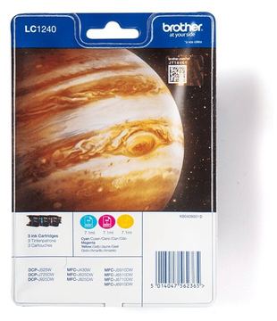 Brother LC1240 - 3er-Pack - Gelb, Cyan, Magenta von LumaTech