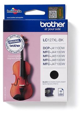 Brother LC127XLBK - Sehr hohe Ergiebigkeit - Schwarz von LumaTech