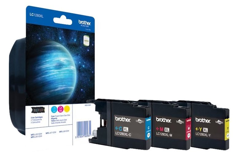 Brother LC1280XL Rainbow-Pack - 3er-Pack - mit hoher Kapazität