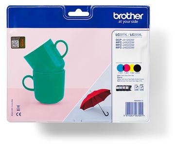 Brother LC227XLVALBP - 4er-Pack - Hohe Ergiebigkeit von LumaTech
