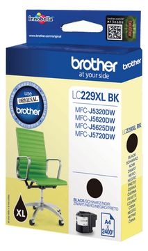 Brother LC229XLBKBP - Schwarz - original - Blisterverpackung von LumaTech