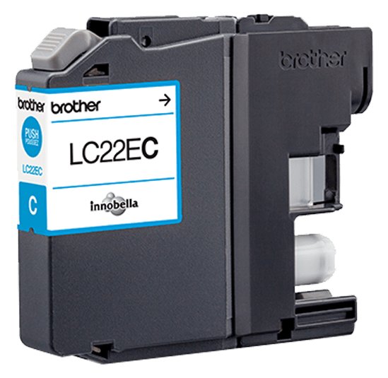 Brother LC22EC - Sehr hohe Ergiebigkeit - Cyan