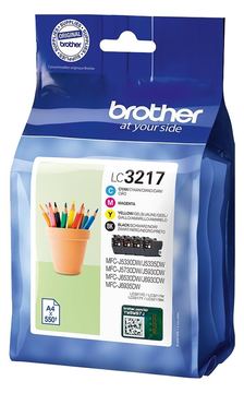 Brother LC3217 Value Pack - 4er-Pack - Schwarz, Gelb, Cyan, Magenta von LumaTech