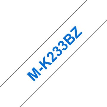 Brother M-K233BZ - Blau auf weiß - Rolle (1,2 cm x 8 m) von LumaTech