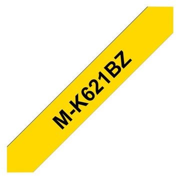 Brother M-K621BZ - Schwarz auf Gelb - Rolle (0,9 cm x 8 m)