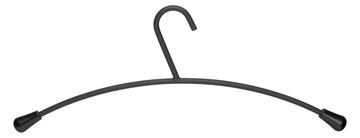 Jakob Maul GmbH MAUL Kleiderbügel Metall - Stahl - Schwarz - Kein Muster - 460 mm - 190 mm - 5 Stück(e) von LumaTech