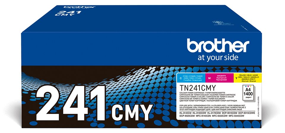 Brother TN241CMY - 3er-Pack - Gelb, Cyan, Magenta