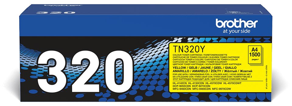 Brother TN320Y - Gelb - Original - Tonerpatrone