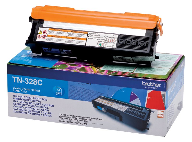 Brother TN328C - Cyan - Original - Tonerpatrone