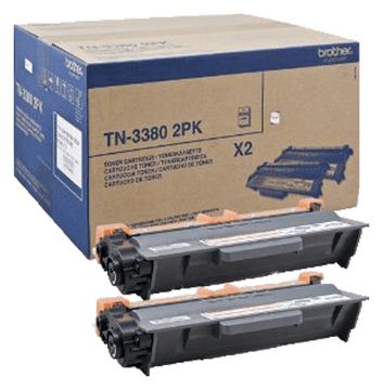 Brother TN3380 2PK - 2er-Pack - Schwarz - Original von LumaTech