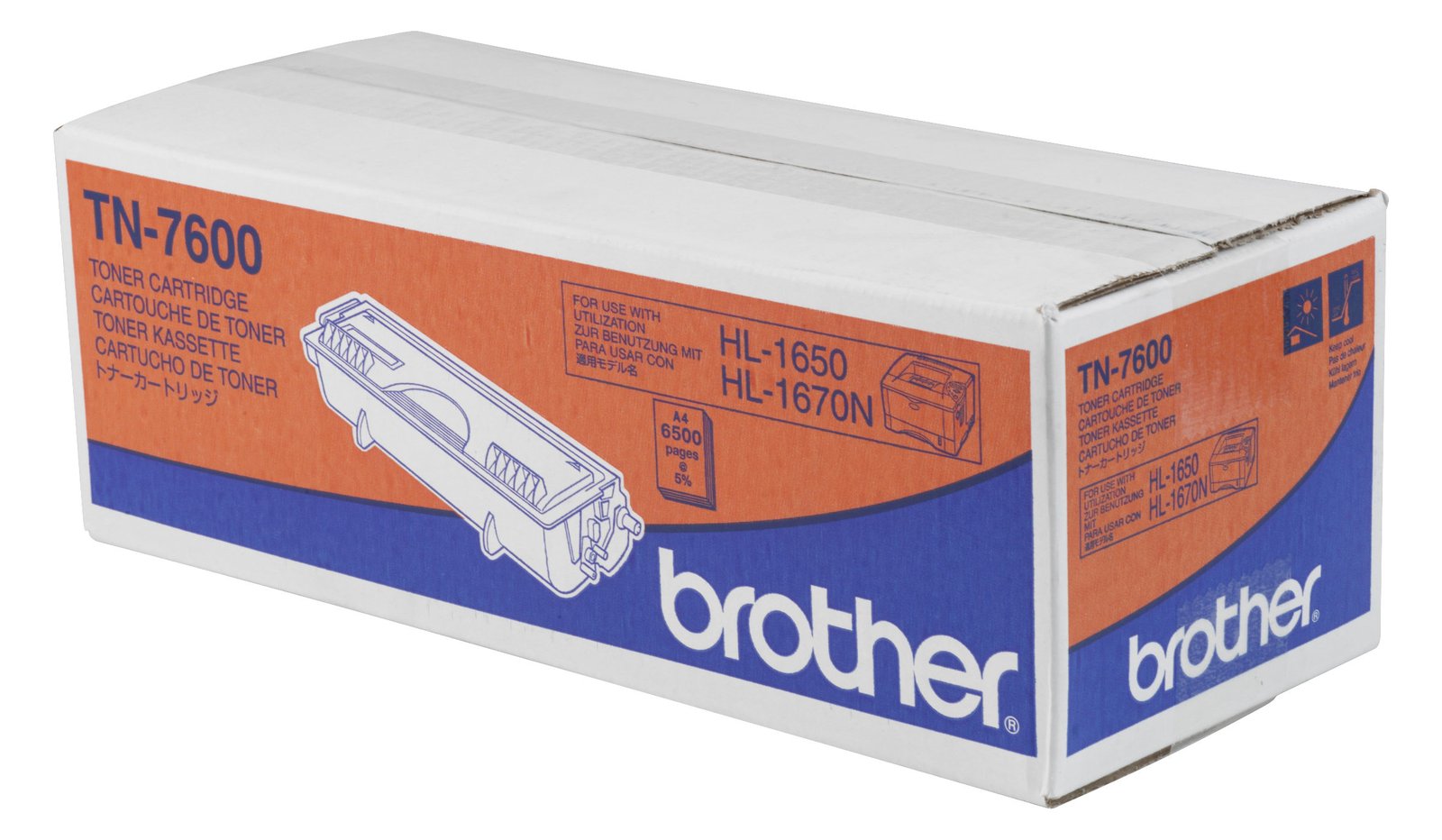 Brother TN7600 - Schwarz - original - Tonerpatrone