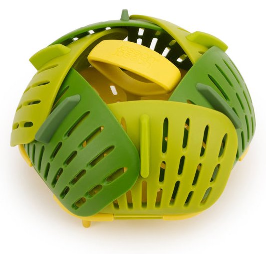 Joseph Joseph Bloom - Standard Dampfgarerkorb - Silikon - Grün - 16 cm - 100 mm - 1 Korb/Körbe