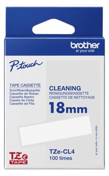 Brother TZe-CL4 - Rolle (1,8 cm x 8 m) 1 Kassette(n) Reinigungsband von LumaTech