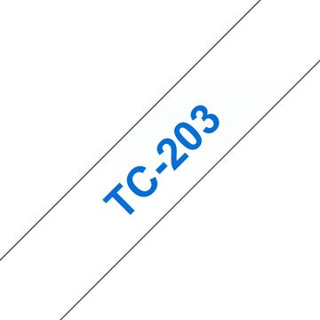 Brother Weiß, Blau - Rolle (1,2 cm x 7,7 m) 1 Stck. Druckerband von LumaTech