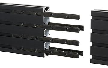 B-TECH BT8390-EXT/B - Montageschiene - Schwarz - Wand - 12 mm - 8 mm - 180 mm von LumaTech
