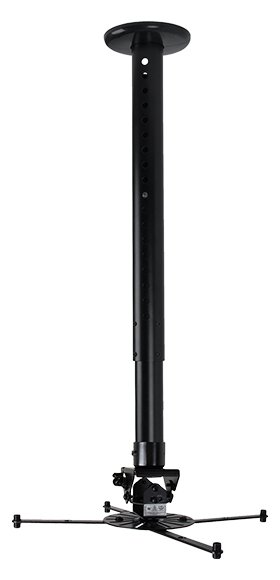 B-TECH BT899XL-AD - Zimmerdecke - 25 kg - Schwarz - 722 - 1122 mm - 360° - -13 - 13°