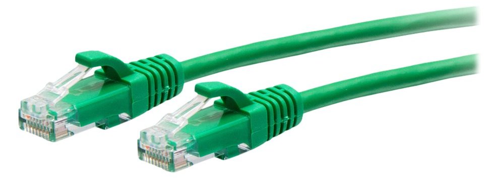 C2G 1ft (0.3m) Cat6a Snagless Unshielded (UTP) - Grün