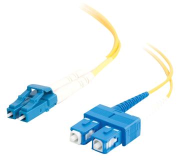 C2G LC-SC 9/125 OS1 Duplex Singlemode PVC Fiber Optic Cable (LSZH) von LumaTech
