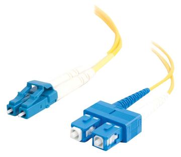 C2G LC-SC 9/125 OS1 Duplex Singlemode PVC Fiber Optic Cable (LSZH) von LumaTech
