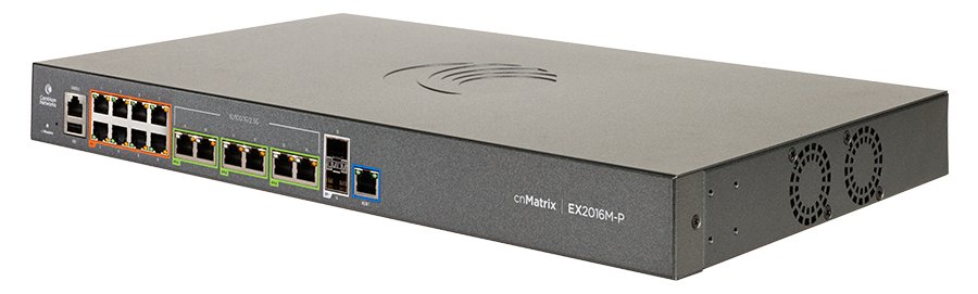 Cambium Networks cnMatrix EX2016M-P - Switch - L3 - managed - 8 x 10/100/1000 (PoE+)