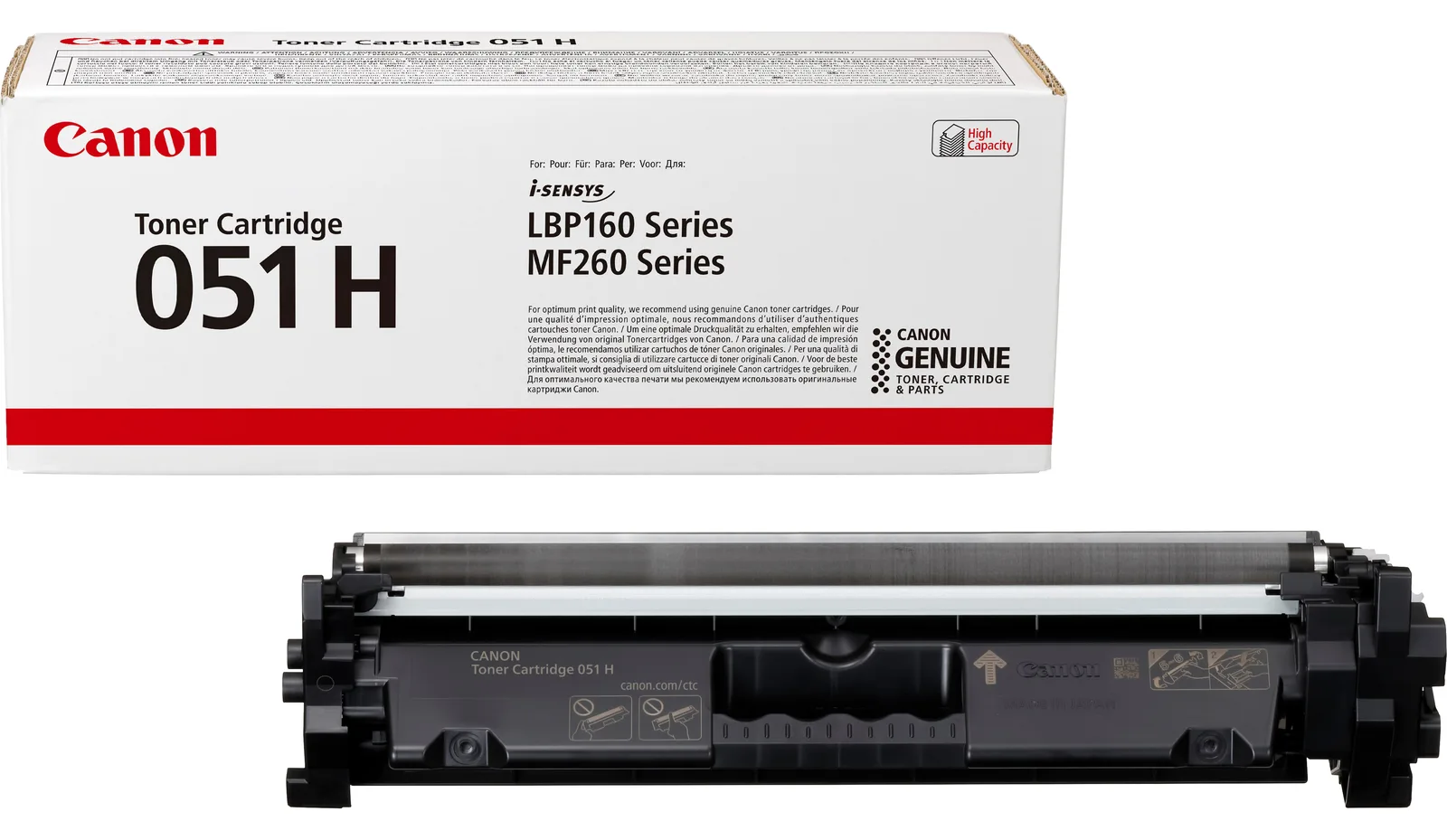 Canon 051 H - Mit hoher Kapazität - Schwarz - Original, Ansicht 2
