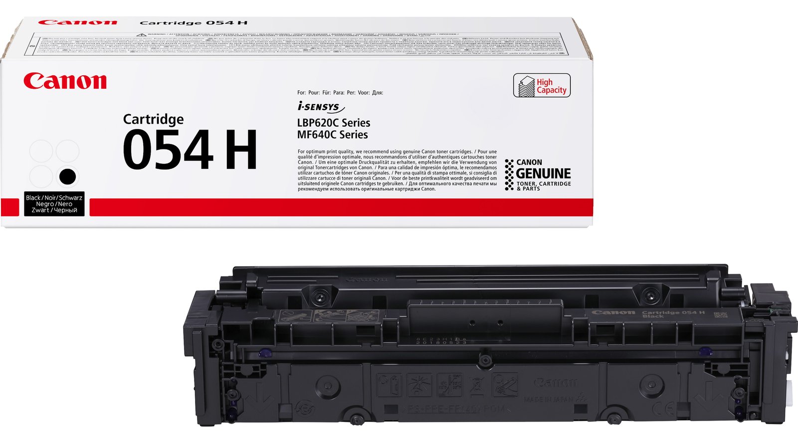 Canon 054 H - Mit hoher Kapazität - Schwarz - Original
