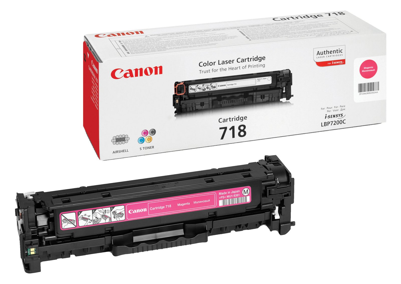 Canon 718 Magenta - Magenta - Original - Tonerpatrone