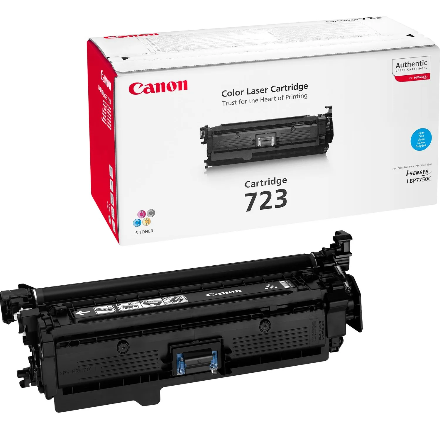 Canon 723 C - Cyan - Original - Tonerpatrone, Ansicht 2