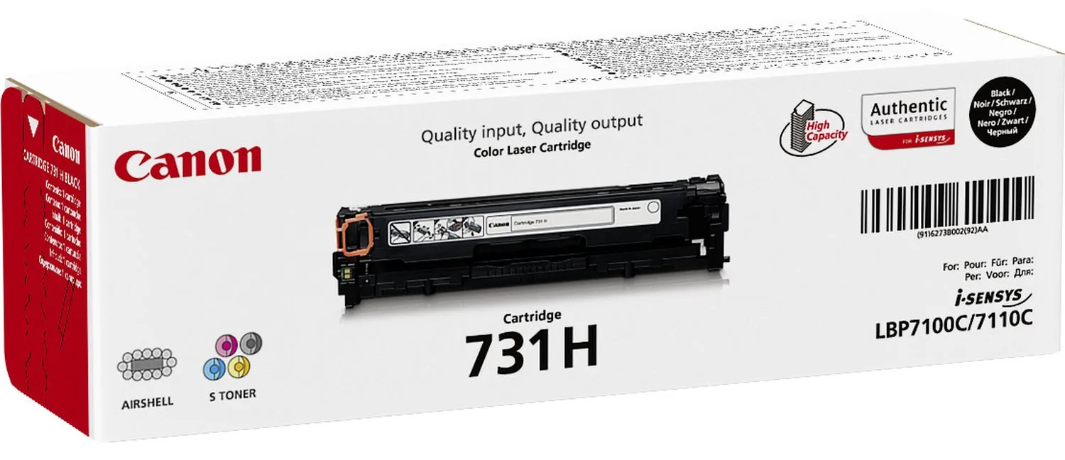 Canon 731 BK H - Mit hoher Kapazität - Schwarz, Ansicht 2