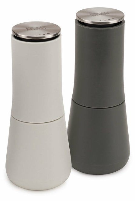 Joseph Joseph Milltop - Grau - Keramik - Edelstahl - Pfeffer - Keramik - Edelstahl - 70 mm