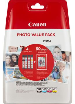 Canon CLI-581 C/M/Y/BK Photo Value Pack - 4er-Pack von LumaTech
