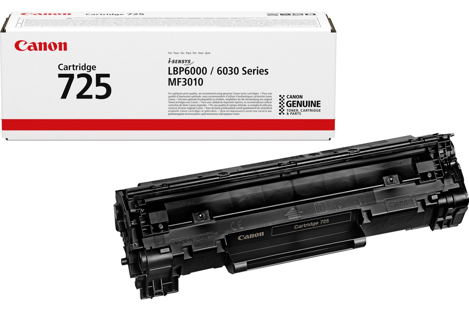 Canon CRG-725 - Schwarz - Original - Tonerpatrone