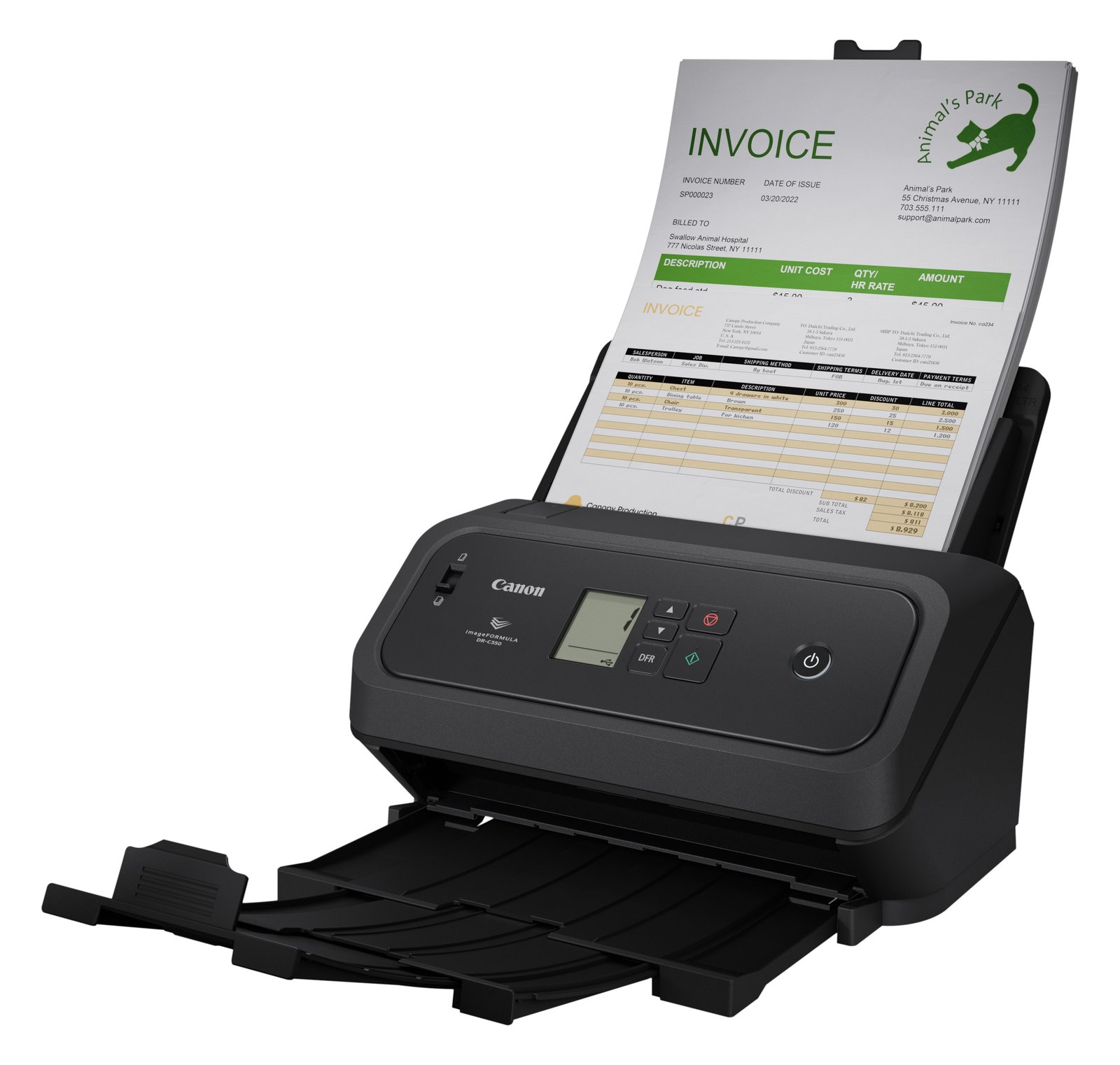 Canon DR-C340 A4 Dokumentenscanner 40ppm/A4/100ADF/USB3.2/USB-C - Dokumentenscanner - A4