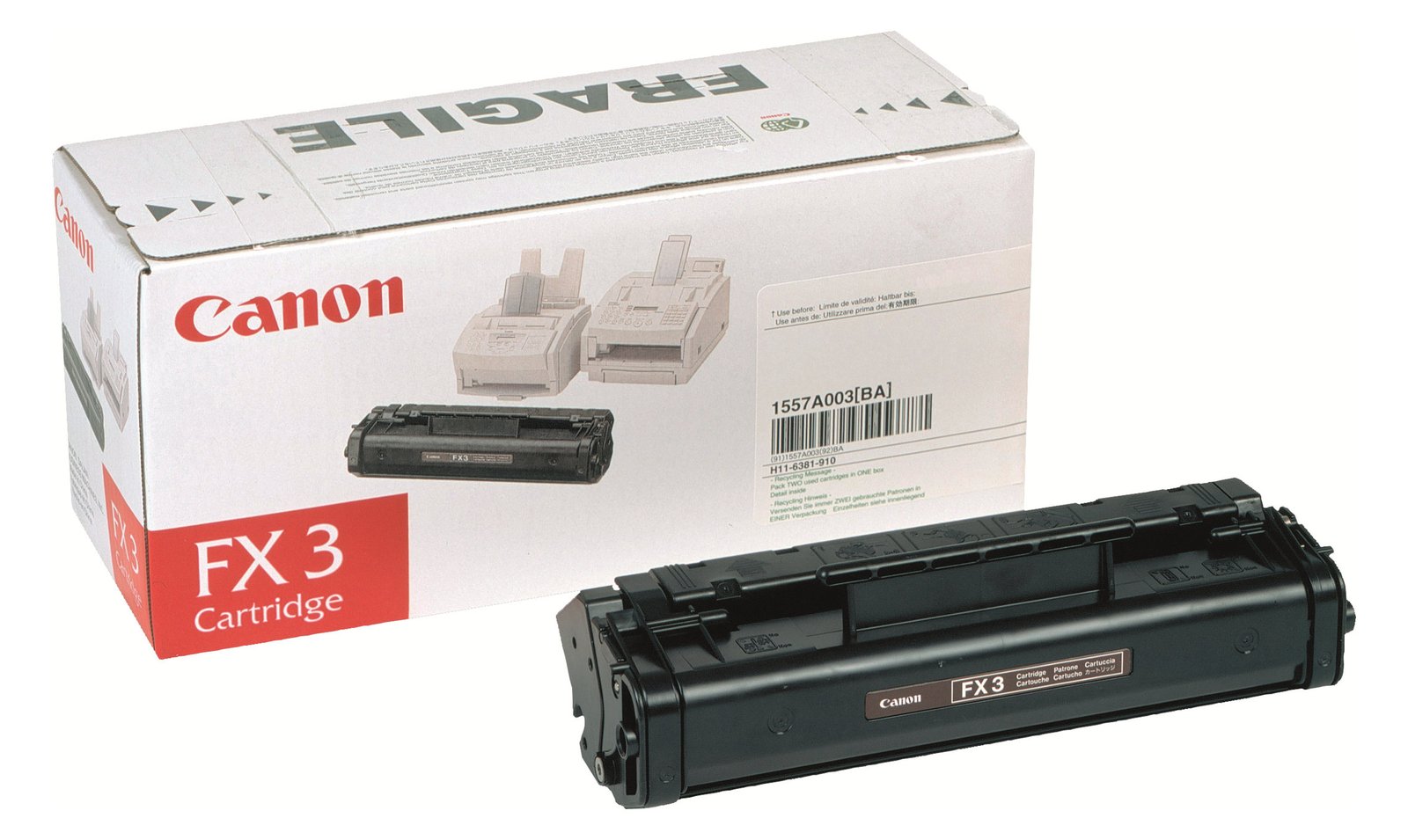 Canon FX-3 - Schwarz - Original - Tonerpatrone