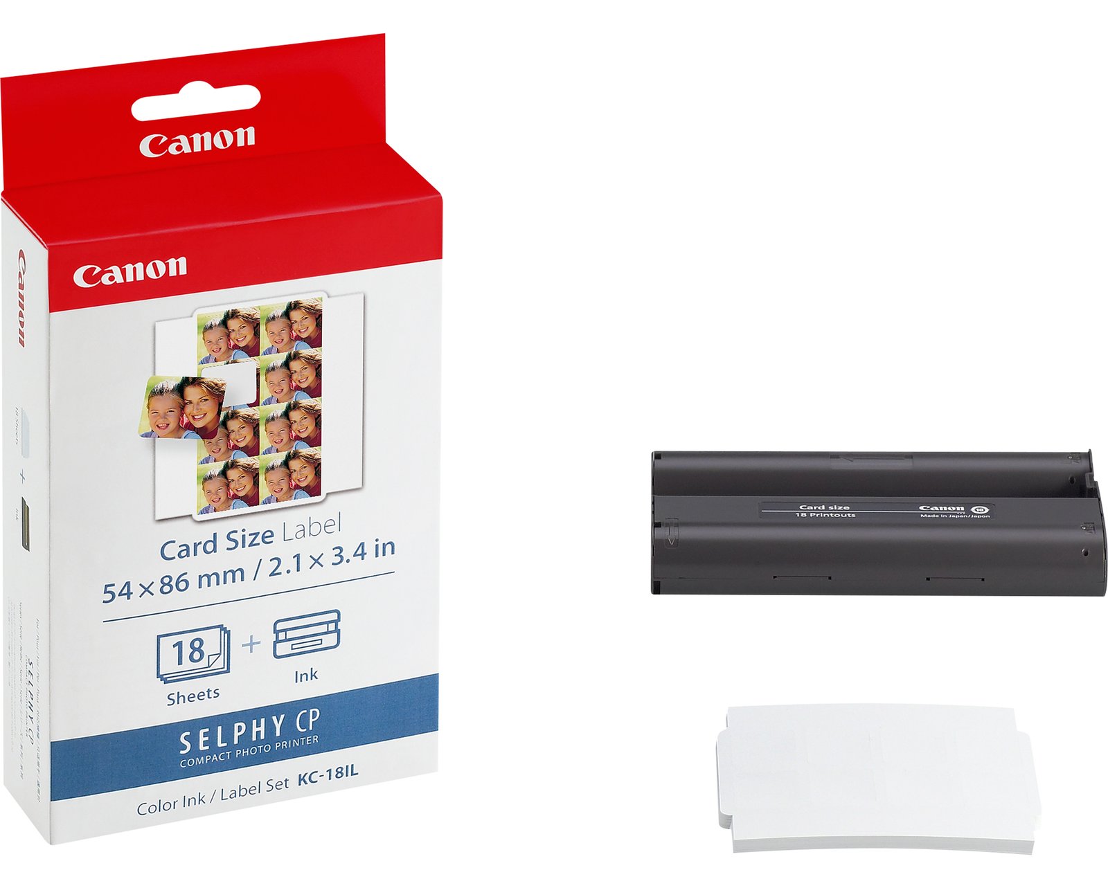 Canon KC-18IL - 17.3 x 22 mm Druckpatrone / Papiersatz