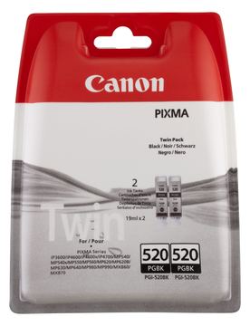 Canon PGI-520BK Twin Pack - 2er-Pack - 19 ml von LumaTech
