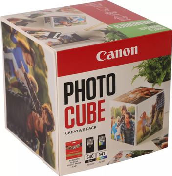 Canon Photo Cube Creative Pack - Glänzend - 2er-Pack - Schwarz, Farbe (Cyan, Magenta, Gelb) von LumaTech