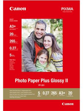 Canon Photo Paper Plus Glossy II PP-201 - Glänzend - A3 plus (329 x 423 mm) von LumaTech