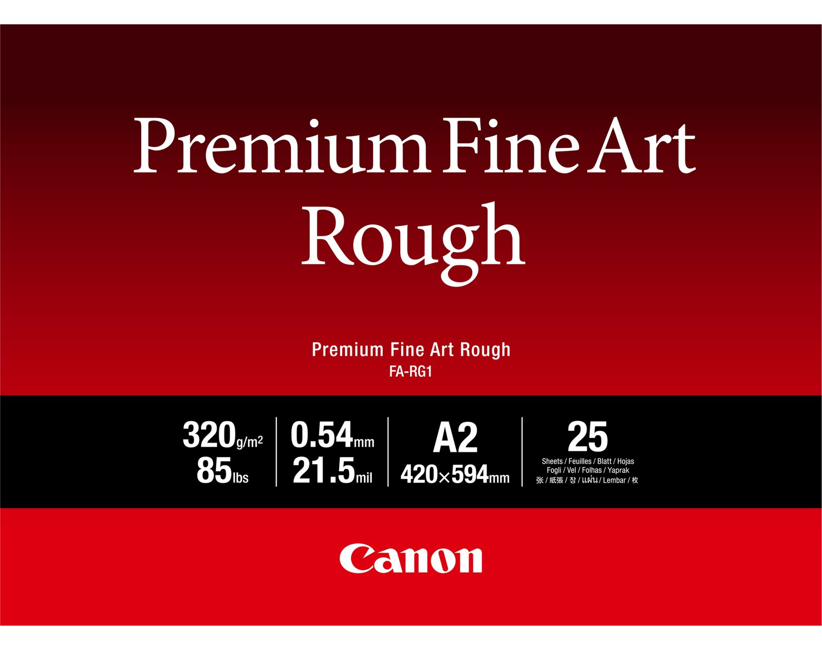 Canon Premium FA-RG1 - Baumwolle - Rough - 21,5 mil - A2 (420 x 594 mm)