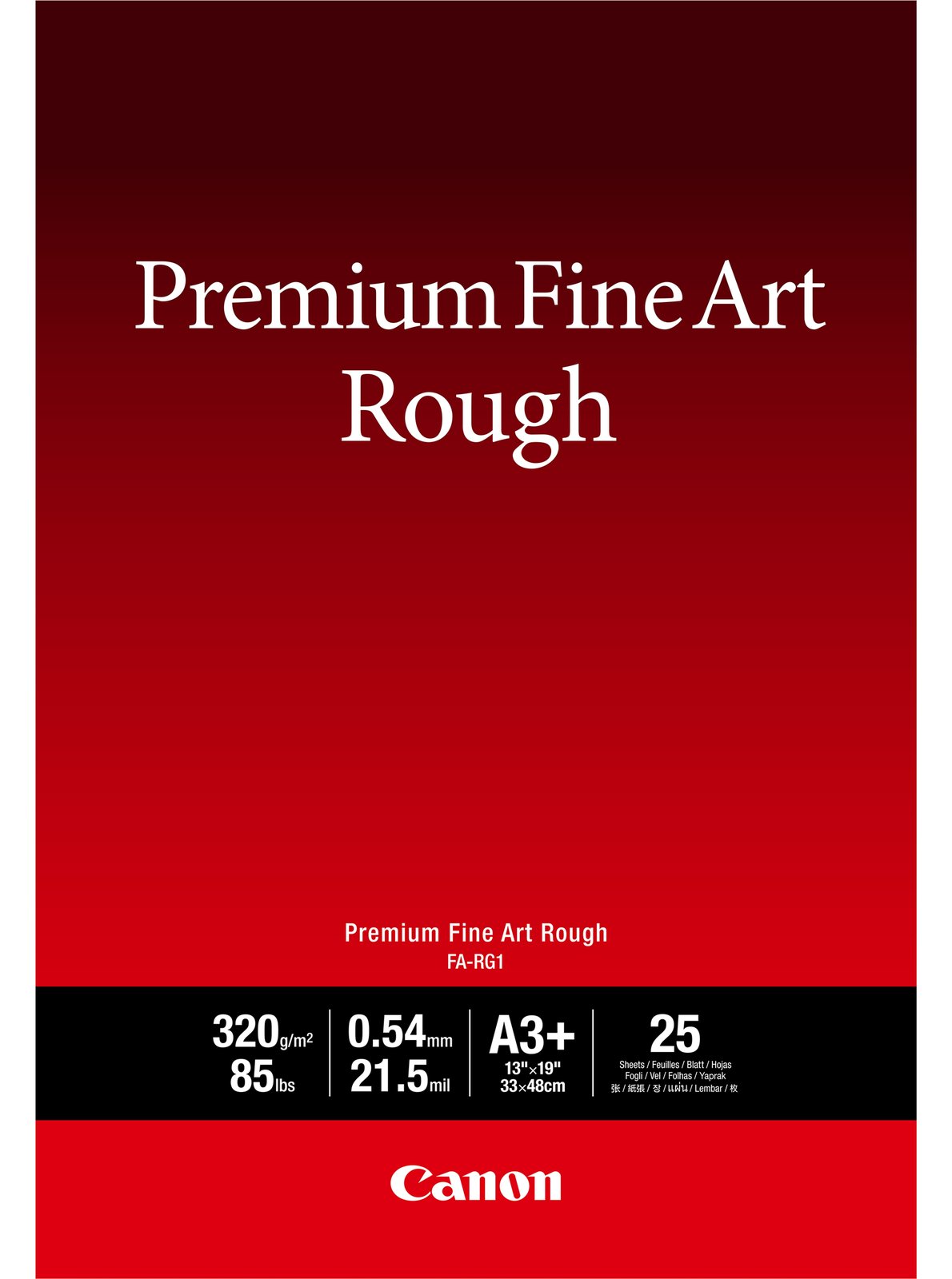 Canon Premium FA-RG1 - Baumwolle - Rough - 21,5 mil - A3 Plus (330 x 480 mm)