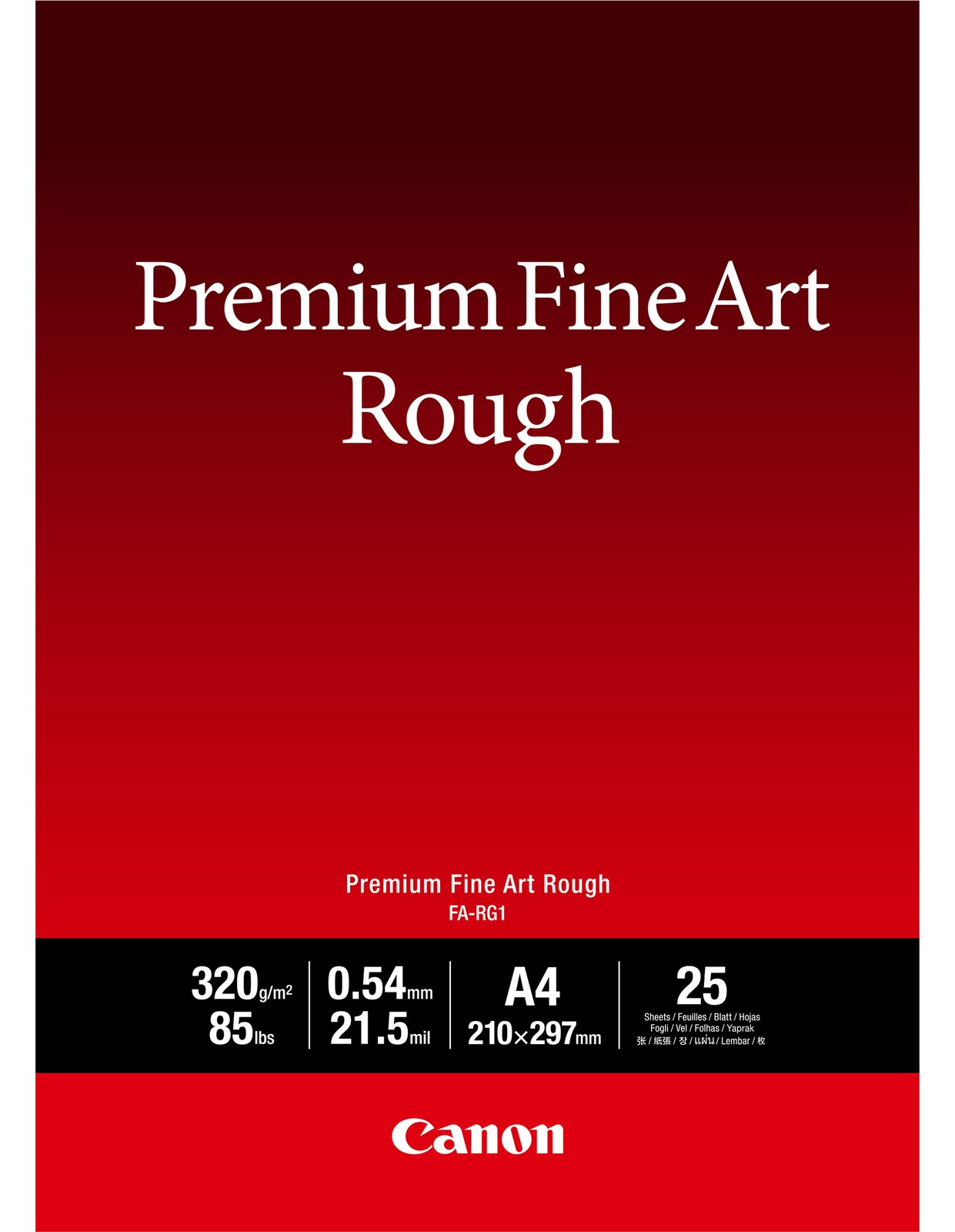 Canon Premium FA-RG1 - Rau - 21,5 Mil - A4 (210 x 297 mm)