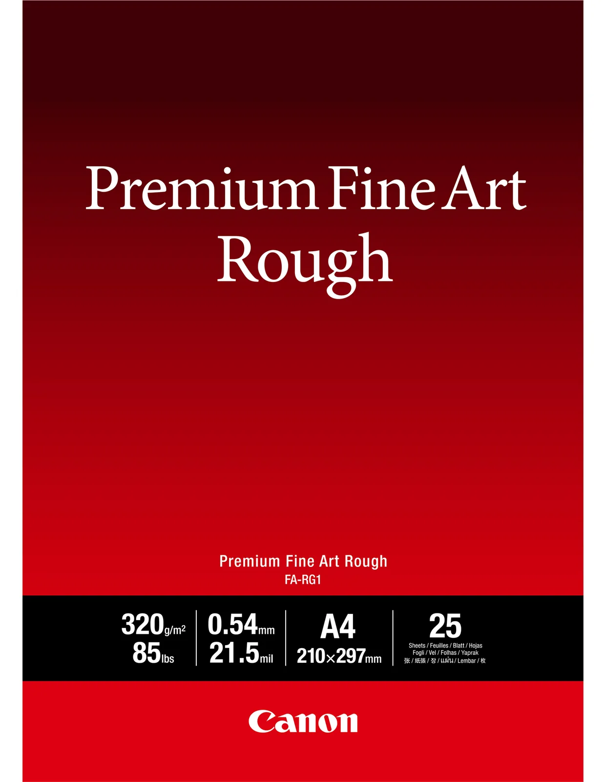 Canon Premium FA-RG1 - Rau - 21,5 Mil - A4 (210 x 297 mm), Ansicht 2
