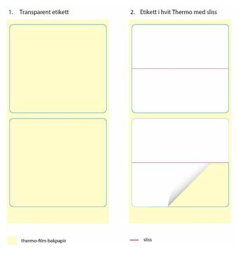 Capture 2-in-1 Multi-Layer Label 1000 labels per roll von LumaTech