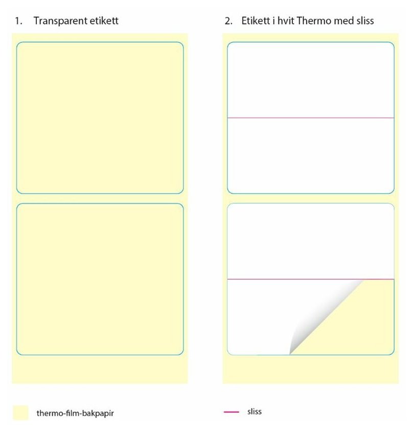 Capture 2-in-1 Multi-Layer Label 1000 labels per roll